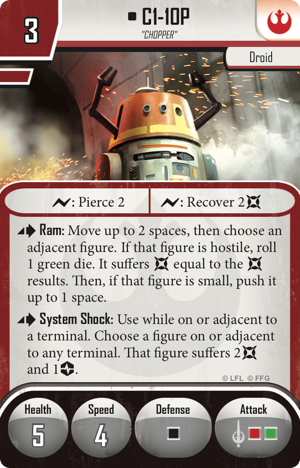 Star Wars : Imperial Assault - Hera Syndulla and C1-10P Ally Pack